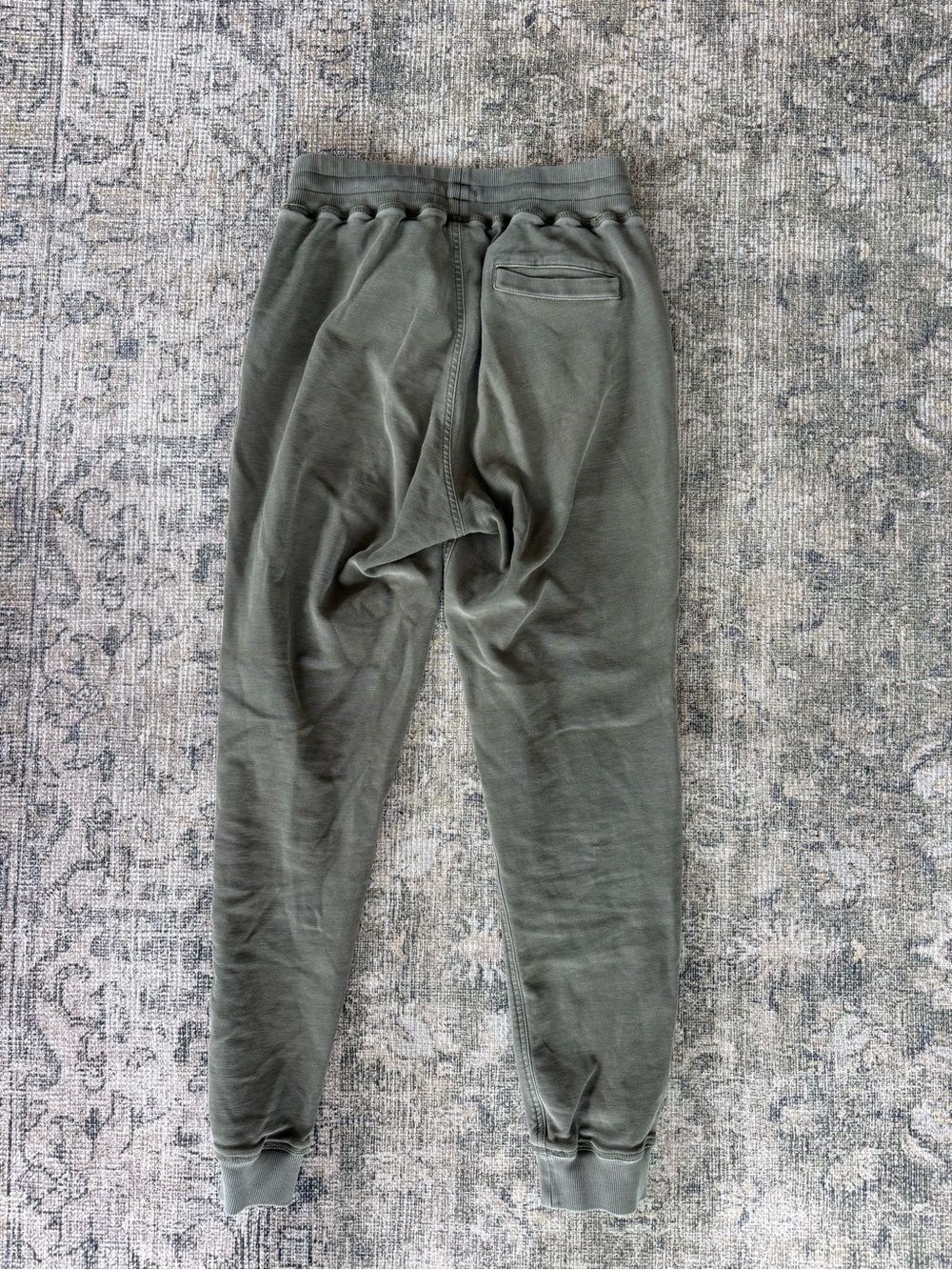 Faherty Olive Green Whitewater Jogger Sweatpants Loungewear Coastal Medium - Picture 5 of 6